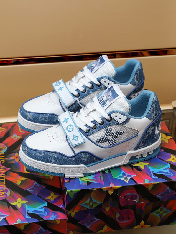 Louis Vuitton Trainer Monogram Denim