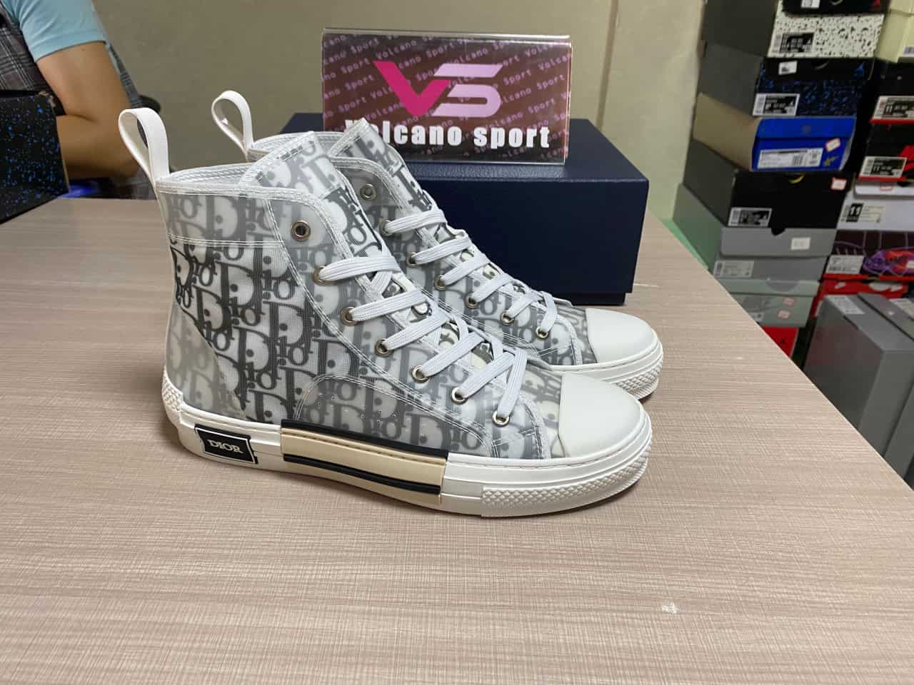 Dior B23 High Top Logo Oblique