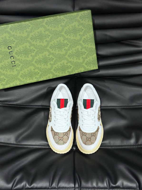 Gucci Re-Web Sneakers Nude & Neutrals