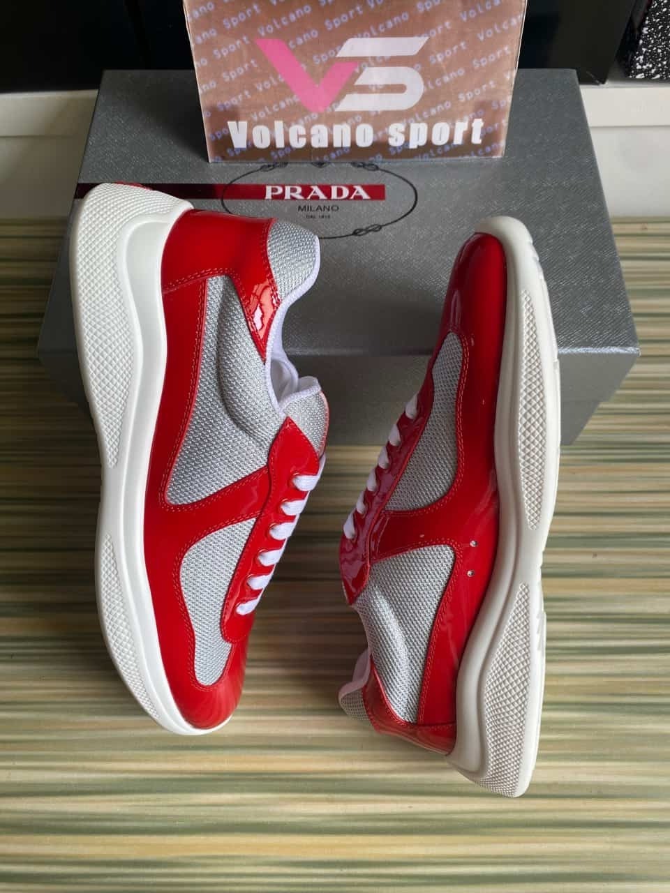 Prada America's Cup Red Silver