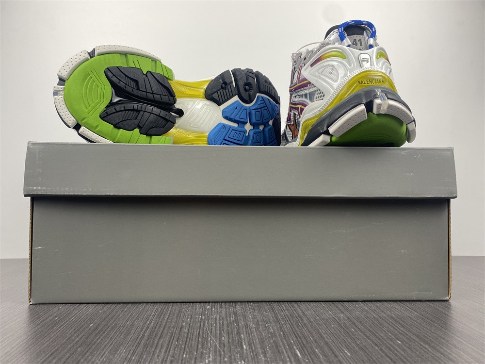 Balenciaga Runner Sneakers in Multicolor Polyurethane