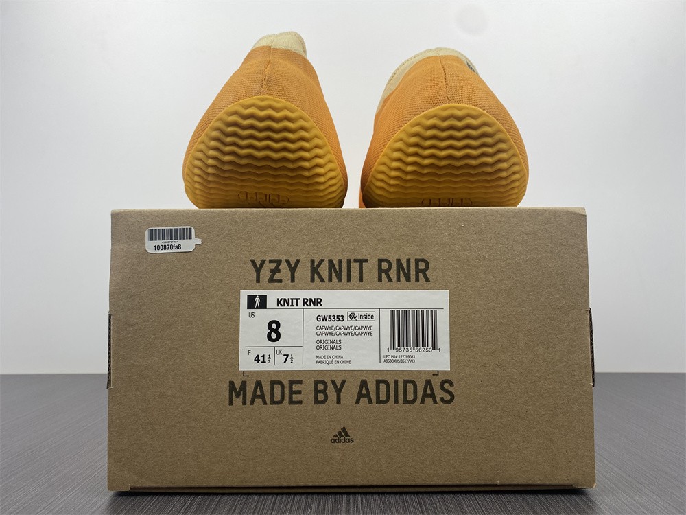 Yeezy Knit Runner Sulfur Orange