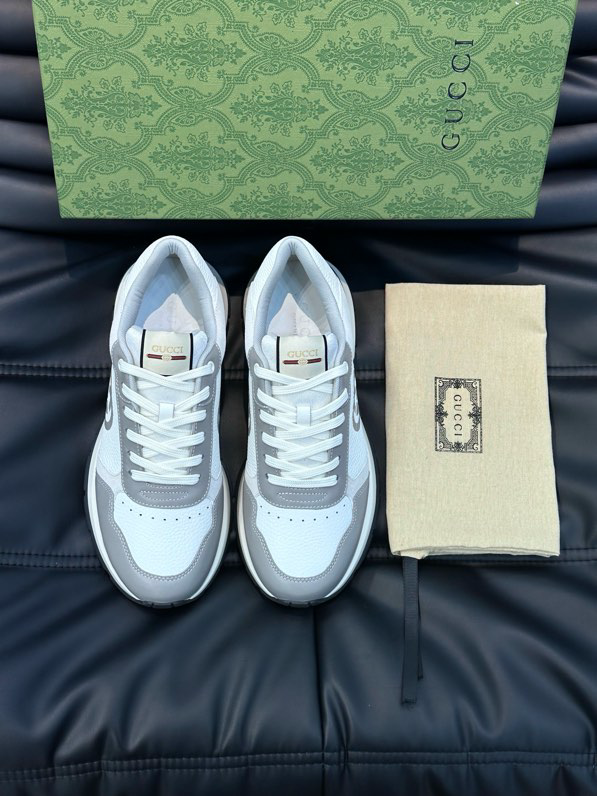 Gucci Men's GG sneakers White Gray