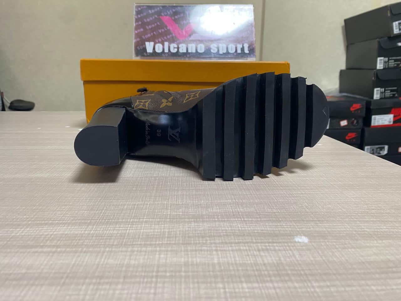 LV Star Trail Monogram Ankle Boots