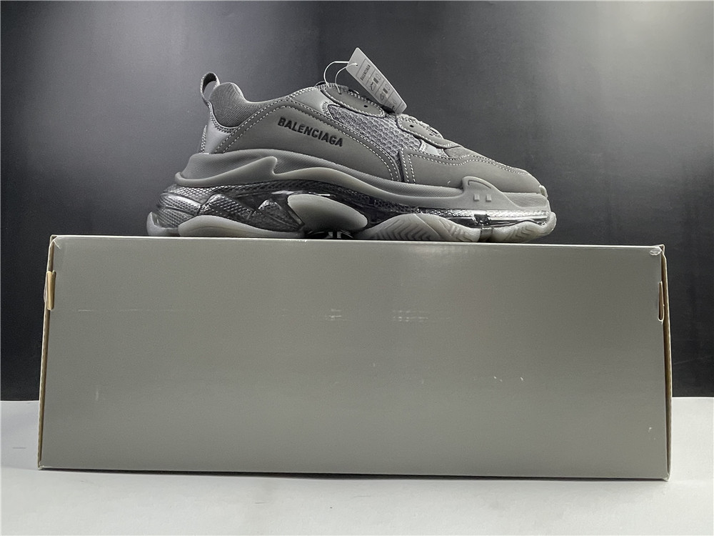 Balenciaga Triple S Clear Sole Dark Grey 541624-W2GA1-1801
