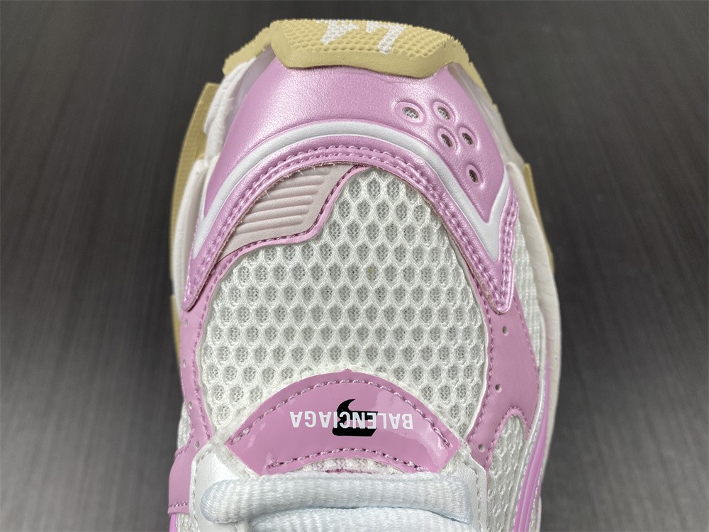Balenciaga Runner Sneakers 'White Baby Pink Mesh and Nylon'