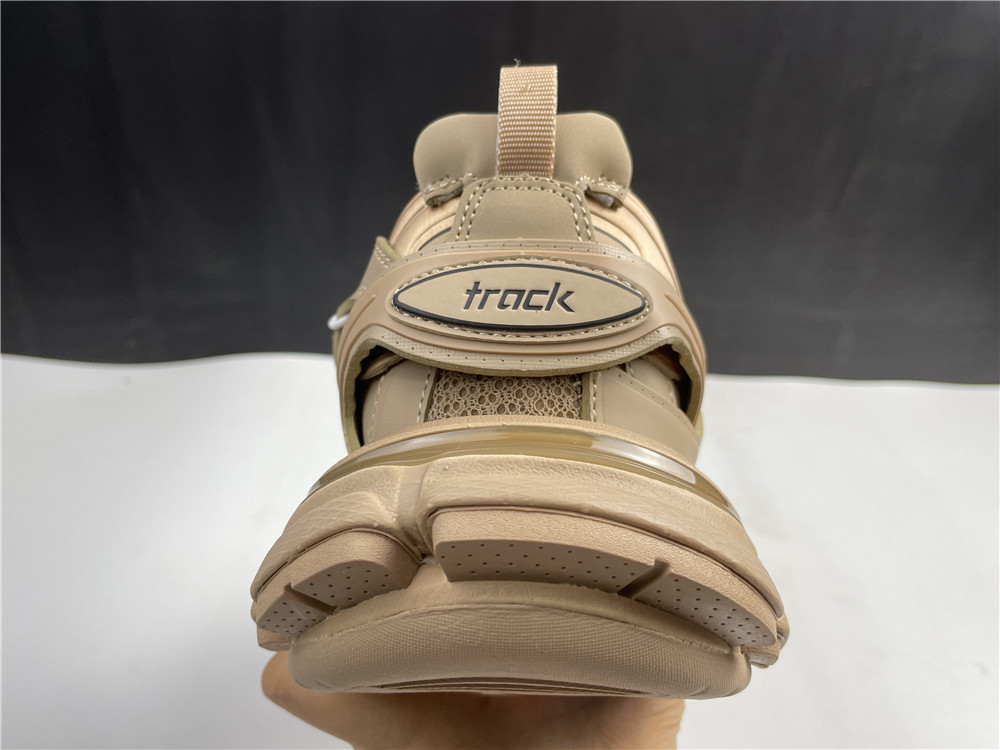 Balenciaga Track Beige Metallic Gold