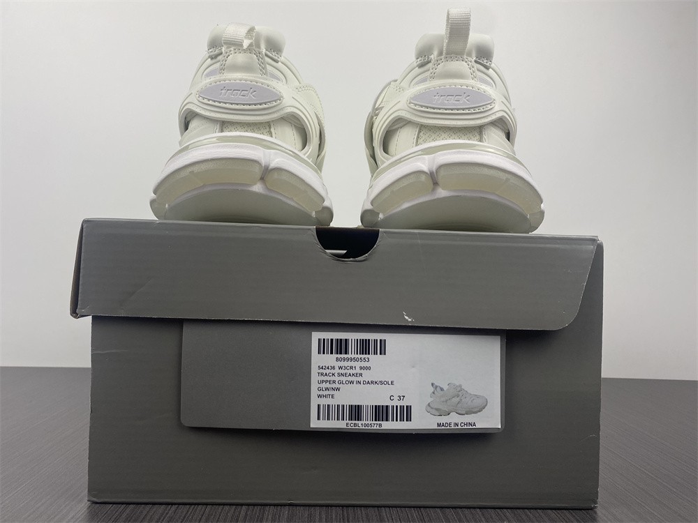 Balenciaga Track White Glow (Women's) - 542436W3CR19000