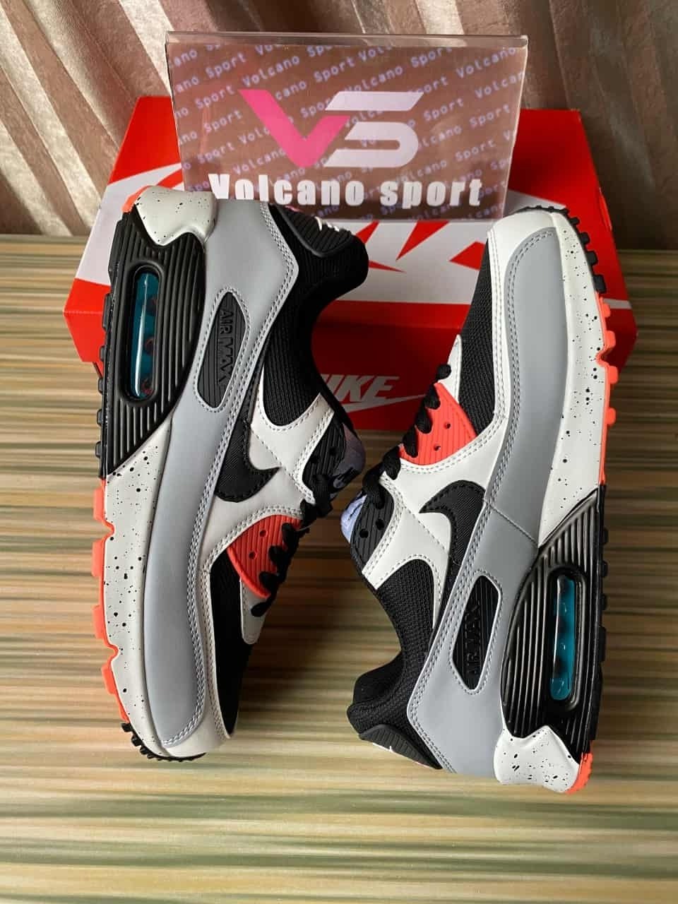 Nike Air Max 90 White Orange Black DC9845-100