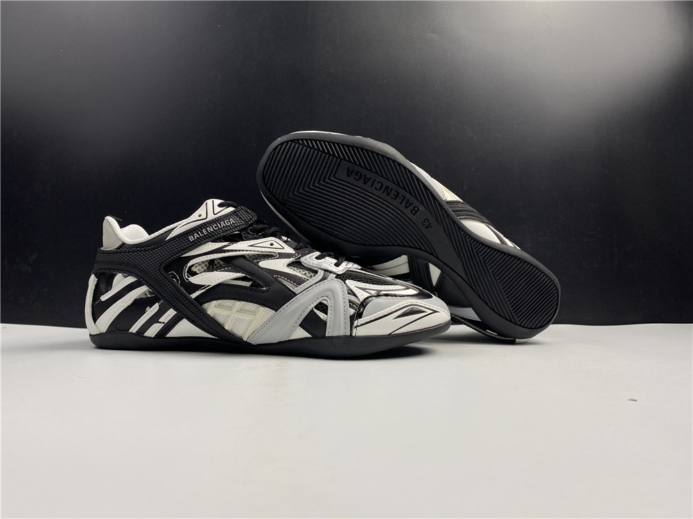 BALENCIAGA Women's Colorblock Drive Cutout Sneakers Shoes Grey Black