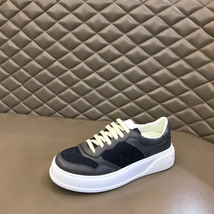 Gucci GG embossed sneakers Black Gray White
