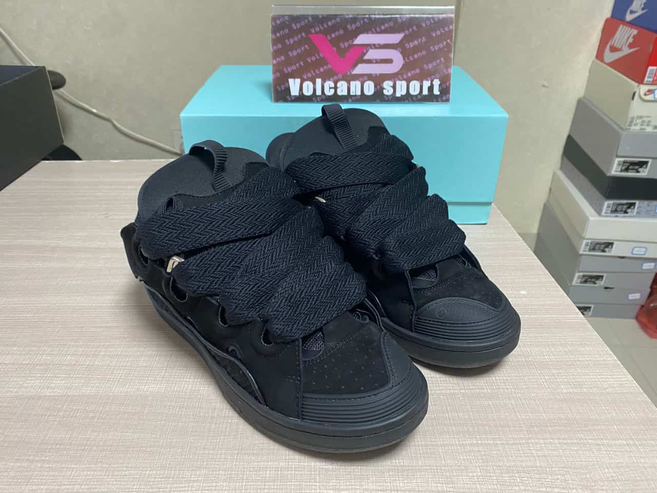 Lanvin Curb Sneaker Black