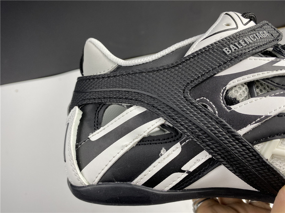 BALENCIAGA Women's Colorblock Drive Cutout Sneakers Shoes Grey Black