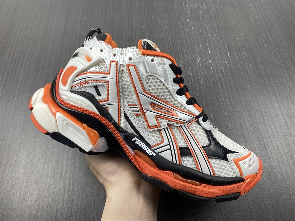 Balenciaga Runner Year Of The Tiger Mesh & Nylon White / Orange / Black