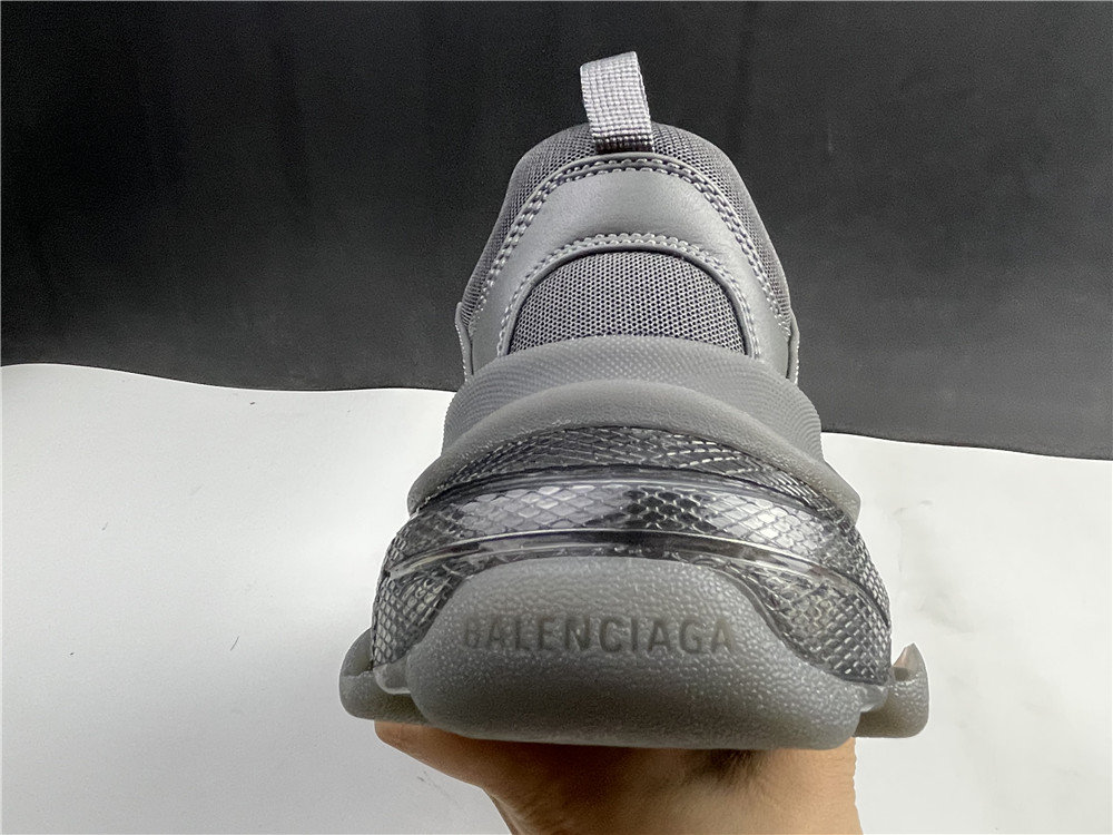 Balenciaga Triple S Clear Sole Dark Grey 541624-W2GA1-1801