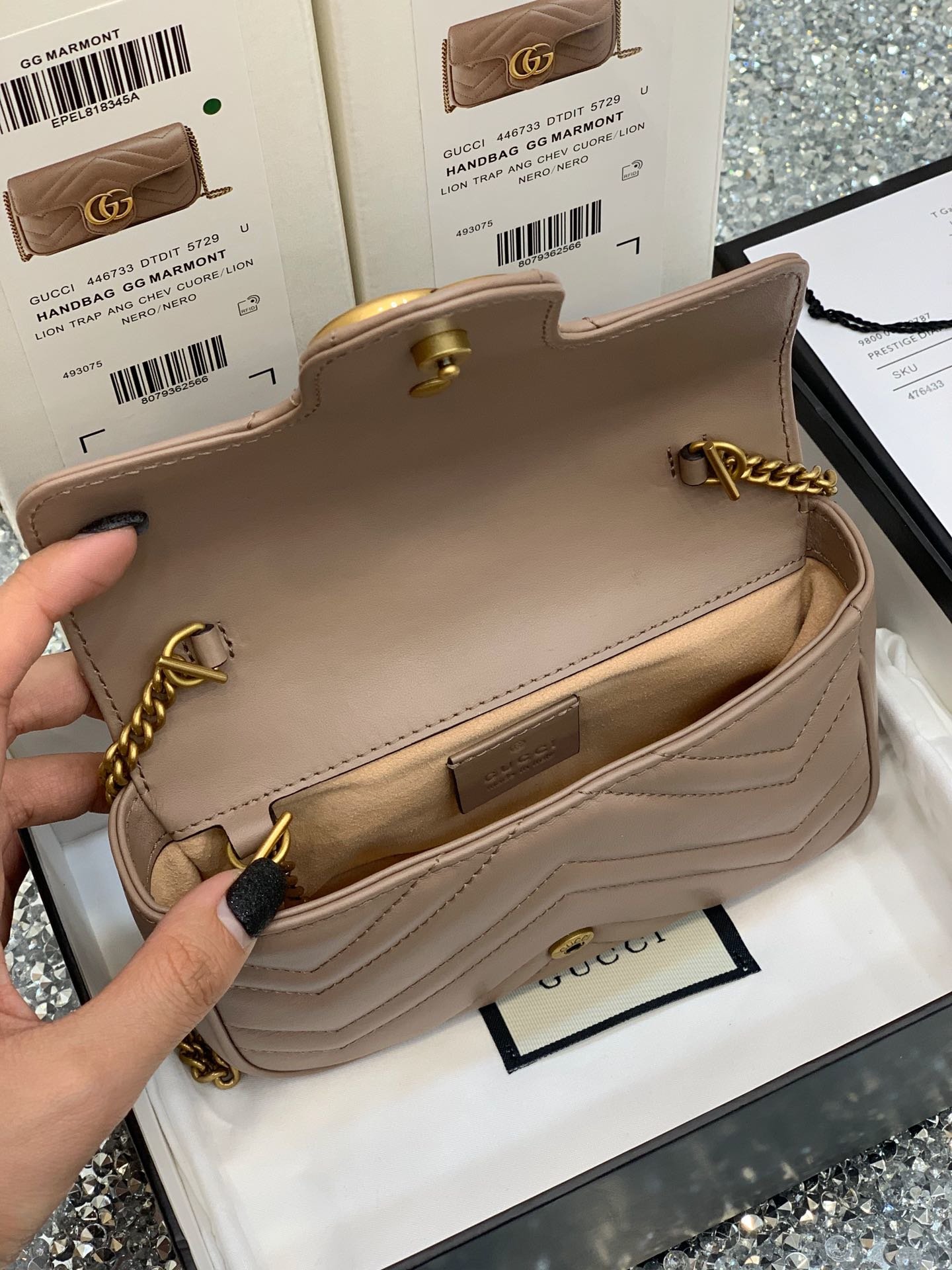 GUCCI Marmont Mini 476433 16.5*10*5cm