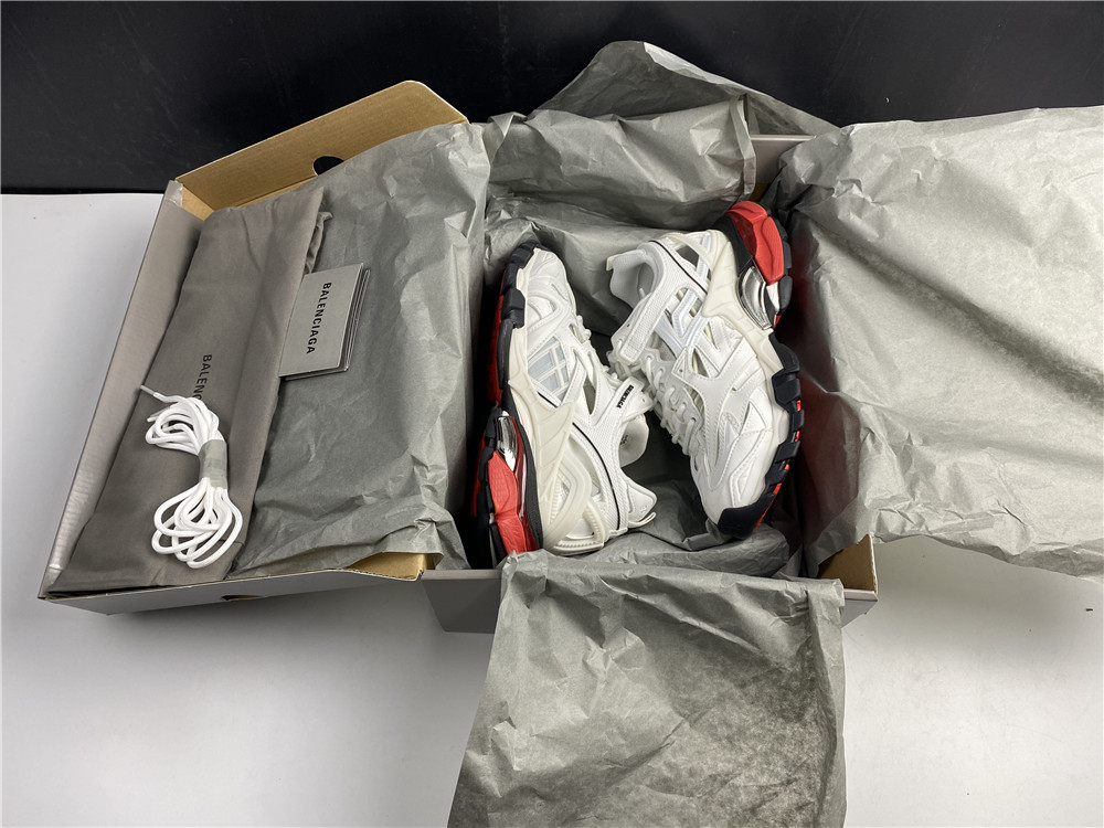 Balenciaga Track.2 Trainer 'White Red' 568614W2GN39610