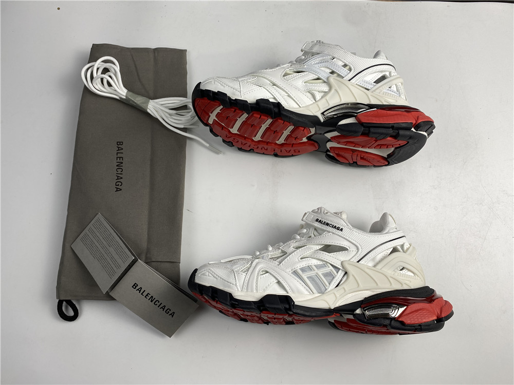 Balenciaga Track.2 Trainer 'White Red' 568614W2GN39610