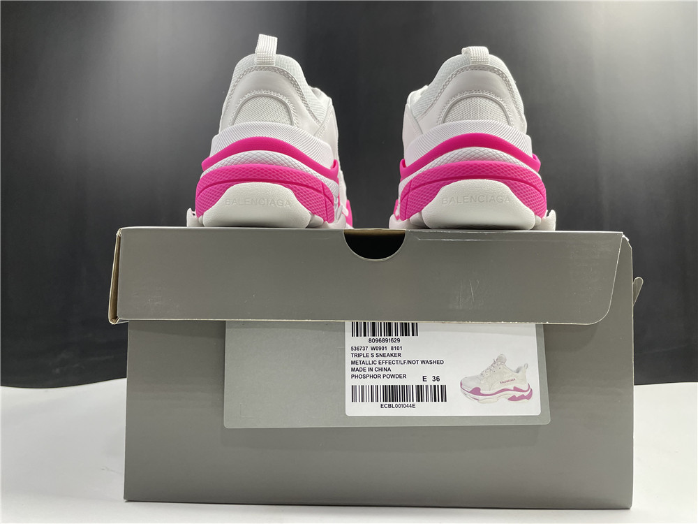Balenciaga Triple S Pink And White