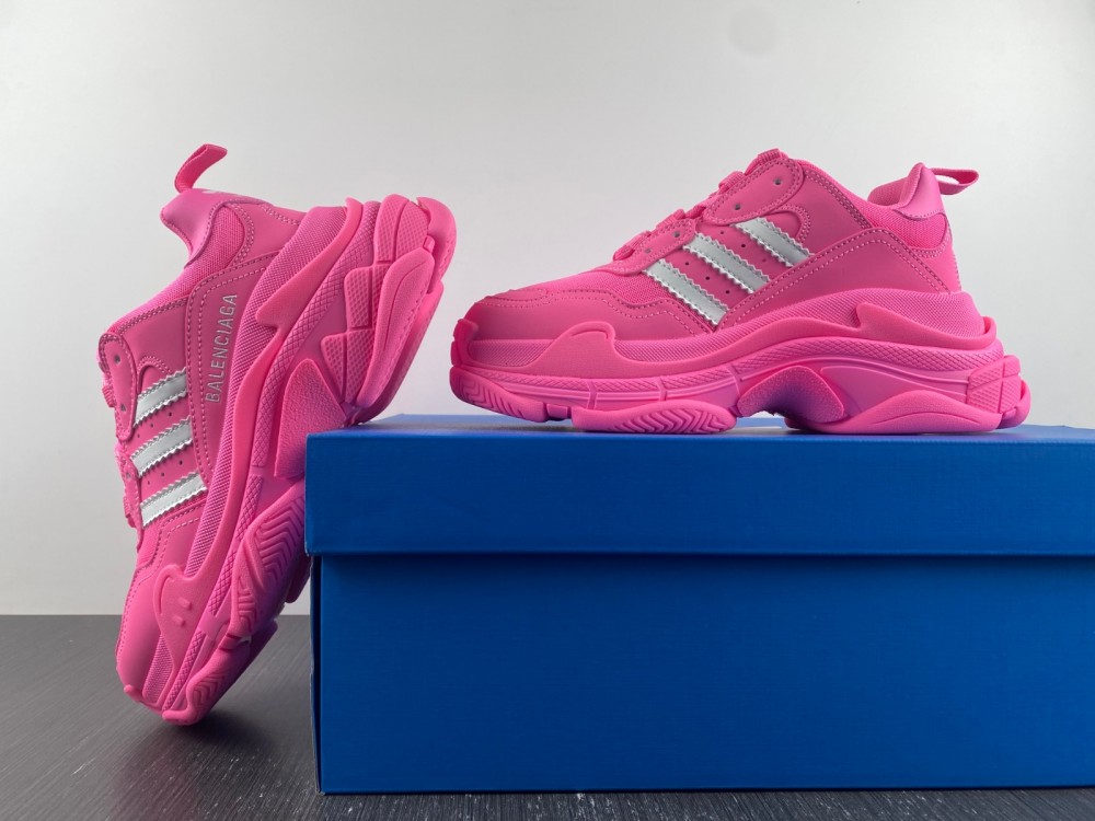 Balenciaga Women's Triple S Pink Sneakers New