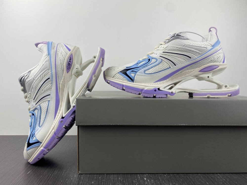 Balenciaga X‑Pander 'Distressed White Blue Purple'