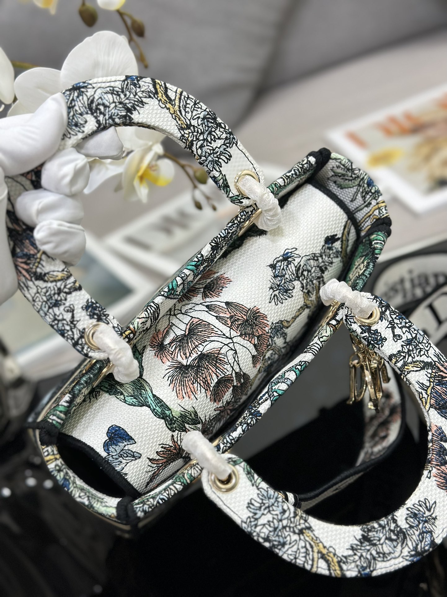 Dior Lady D-Lite M0565 (4) 24 x 20 x 11cm