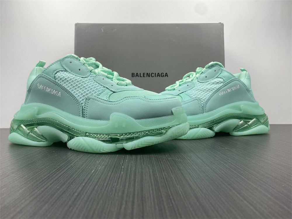 Balenciaga - Triple S Trainer - Green Plain for Women
