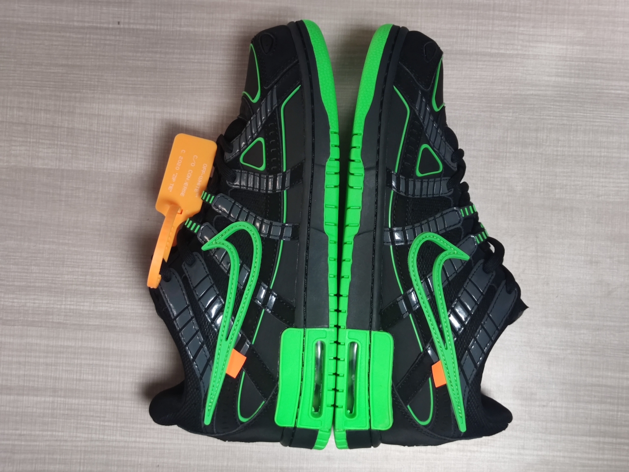 Air Rubber Dunk Off-White Green Strike CU6015-001