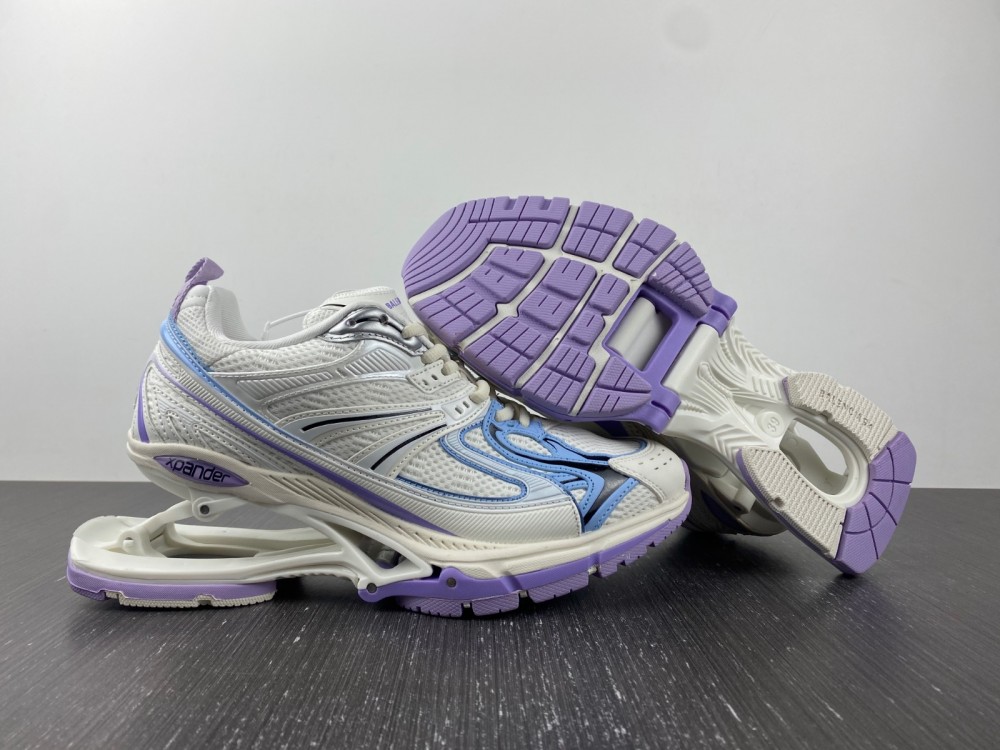 Balenciaga X‑Pander 'Distressed White Blue Purple'