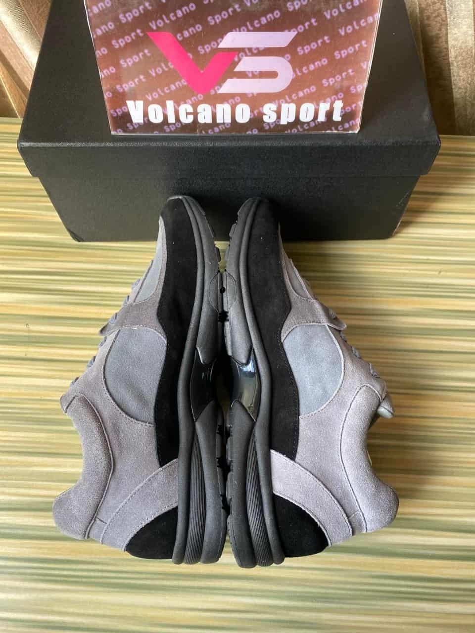 Chanel chamois leather Black Grey Sneakers