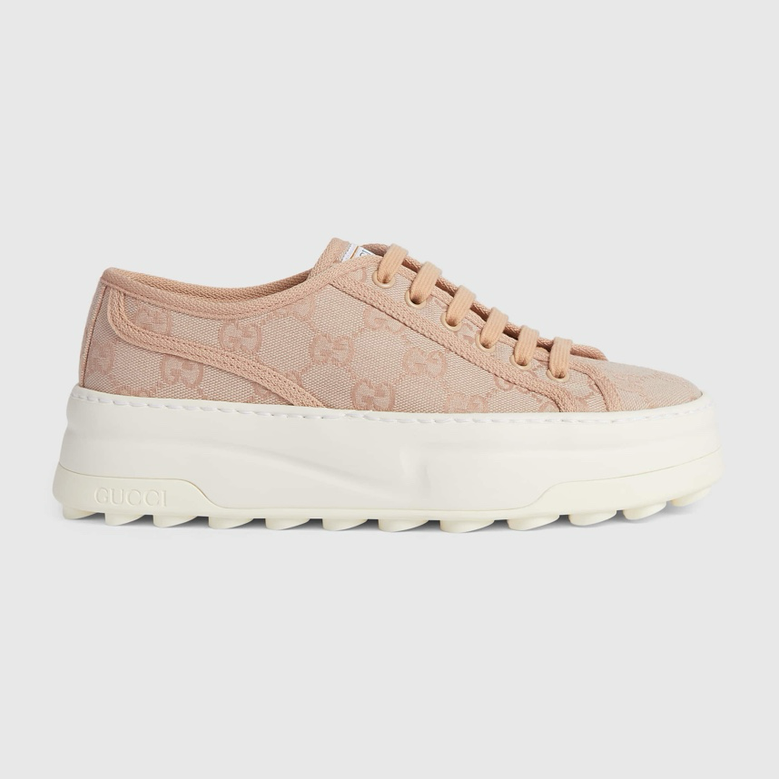 Gucci GG Chunky Sole Sneakers Pink