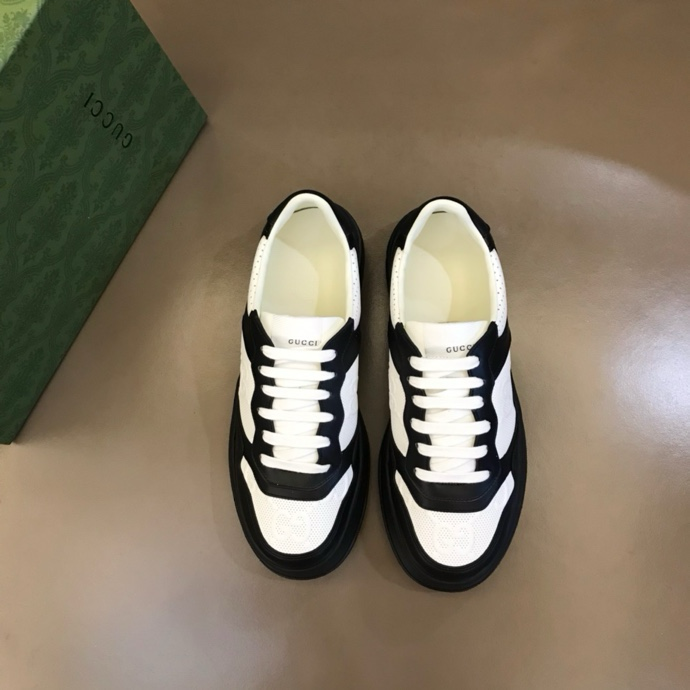 Gucci GG embossed sneakers Black White