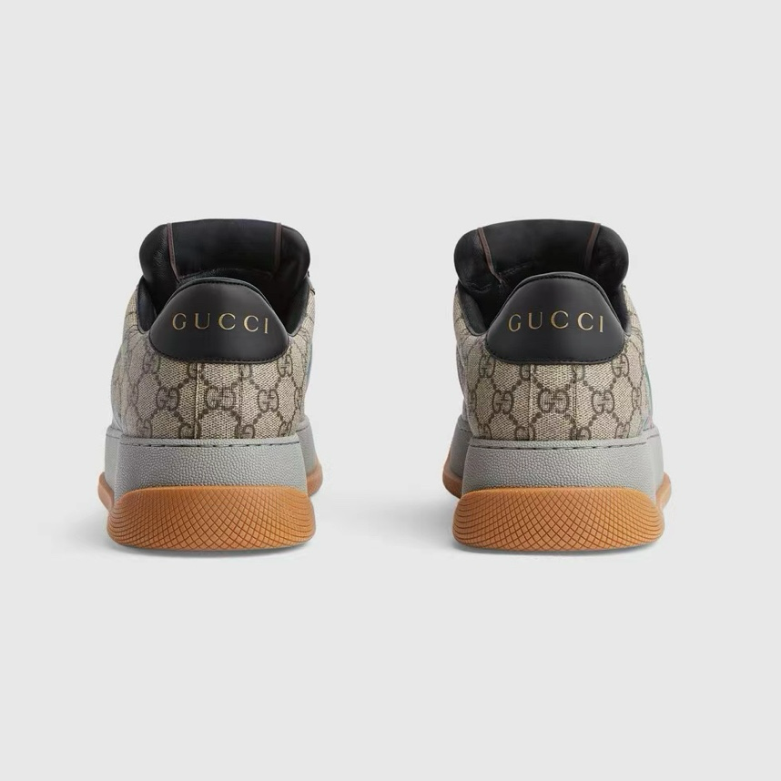 Gucci Screener GG Sneakers Brown Gray Black