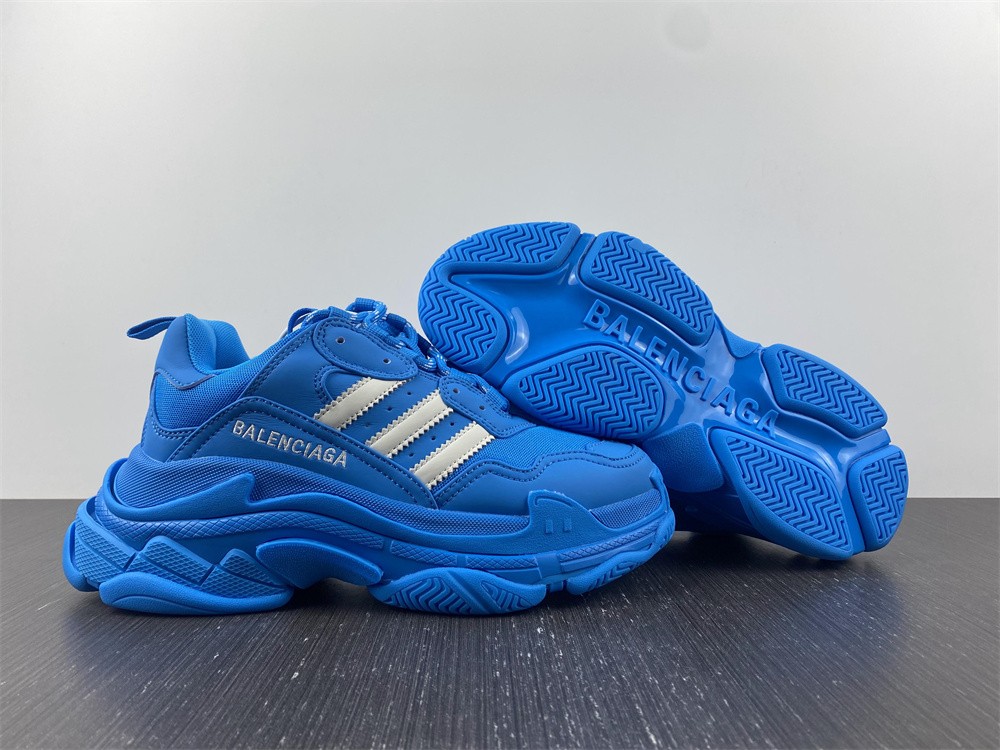 Balenciaga X Adidas Triple S Sneakers - Blue