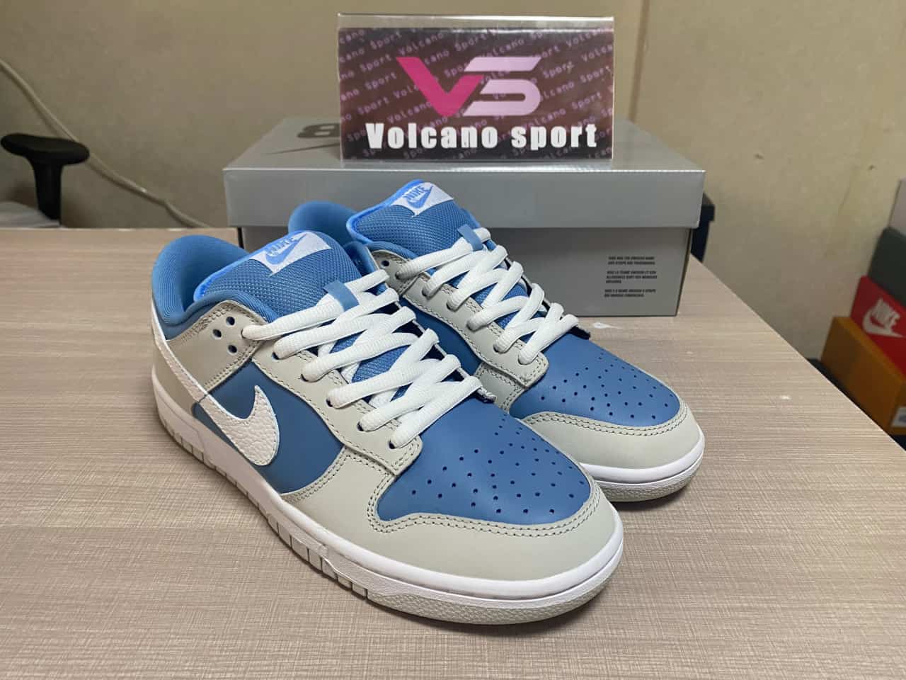 Nike SB Dunk Low Light Grey White Blue 308269-107
