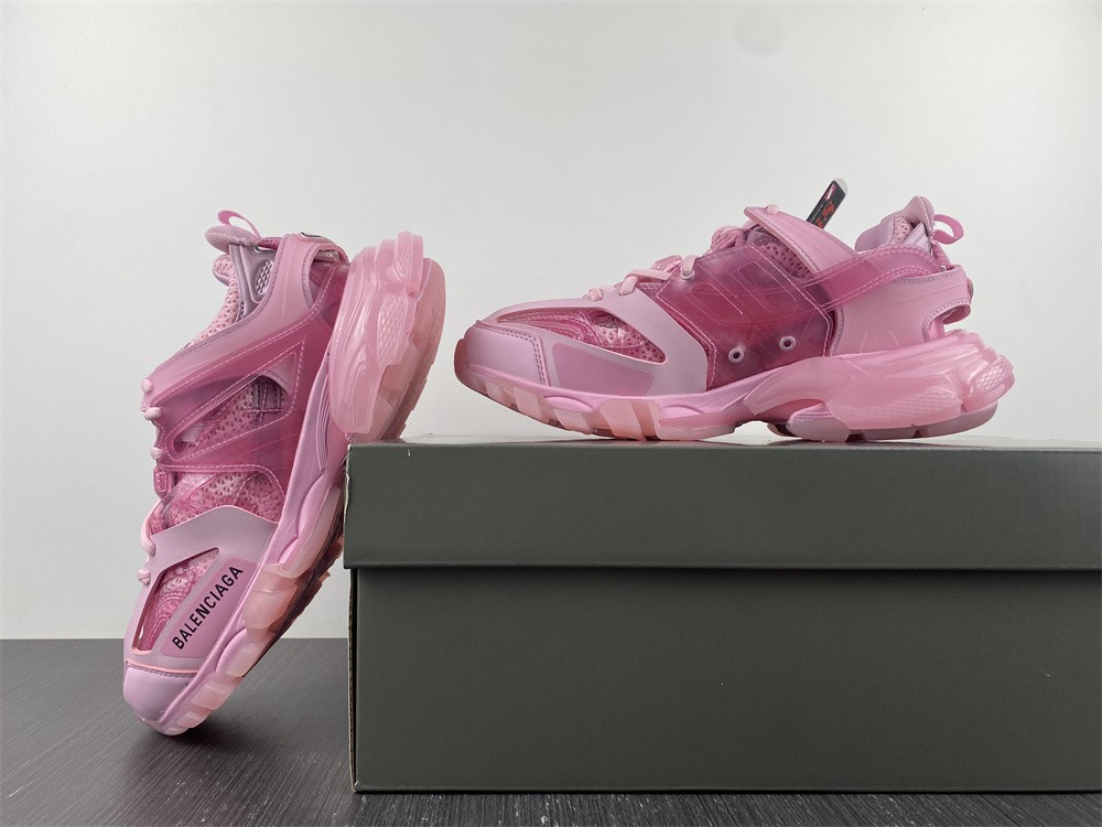 Balenciaga Wmns Track Sneaker 'Clear Sole - Pink'