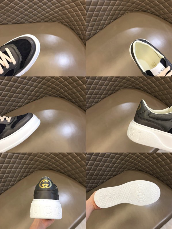 Gucci GG embossed sneakers Black Gray White