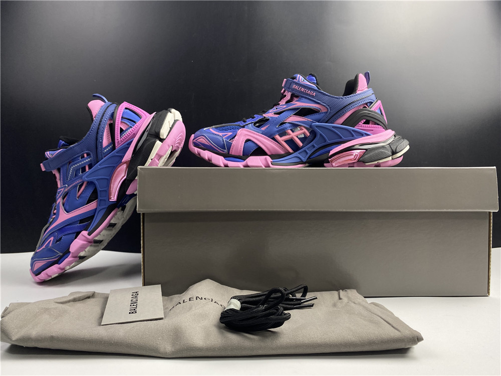 Balenciaga track 2.0 pink/blue