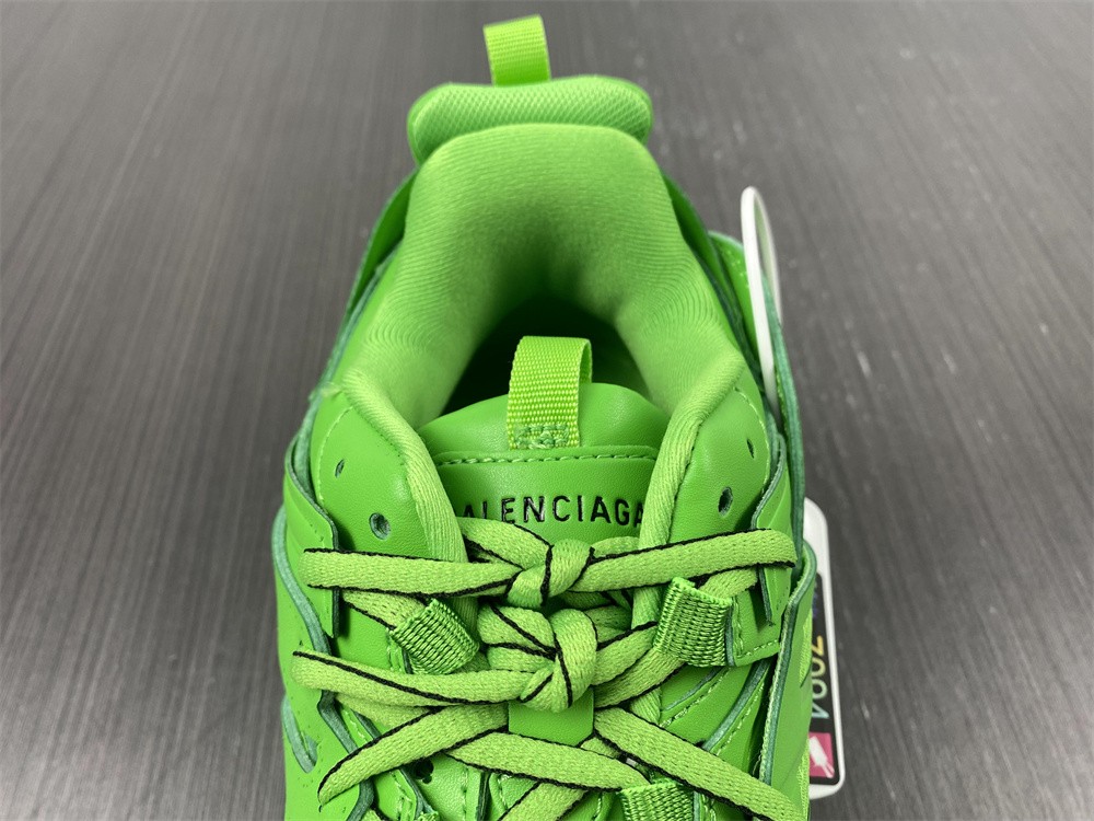 Balenciaga Track.2 Clear Sole Fluo Green