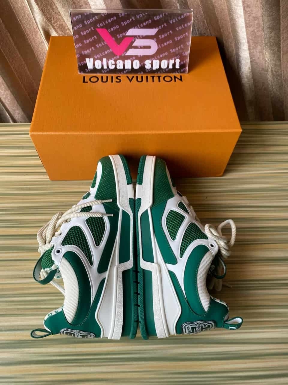 LV Skate Sneaker Green White