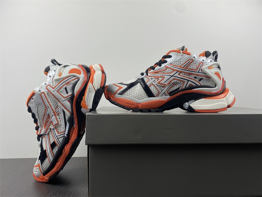Balenciaga Runner Year Of The Tiger Mesh & Nylon White / Orange / Black