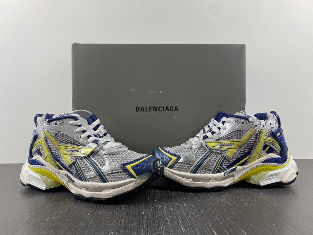 Balenciaga Runner Bai Huang Lan Fake Shoe Website-Crew Kicks
