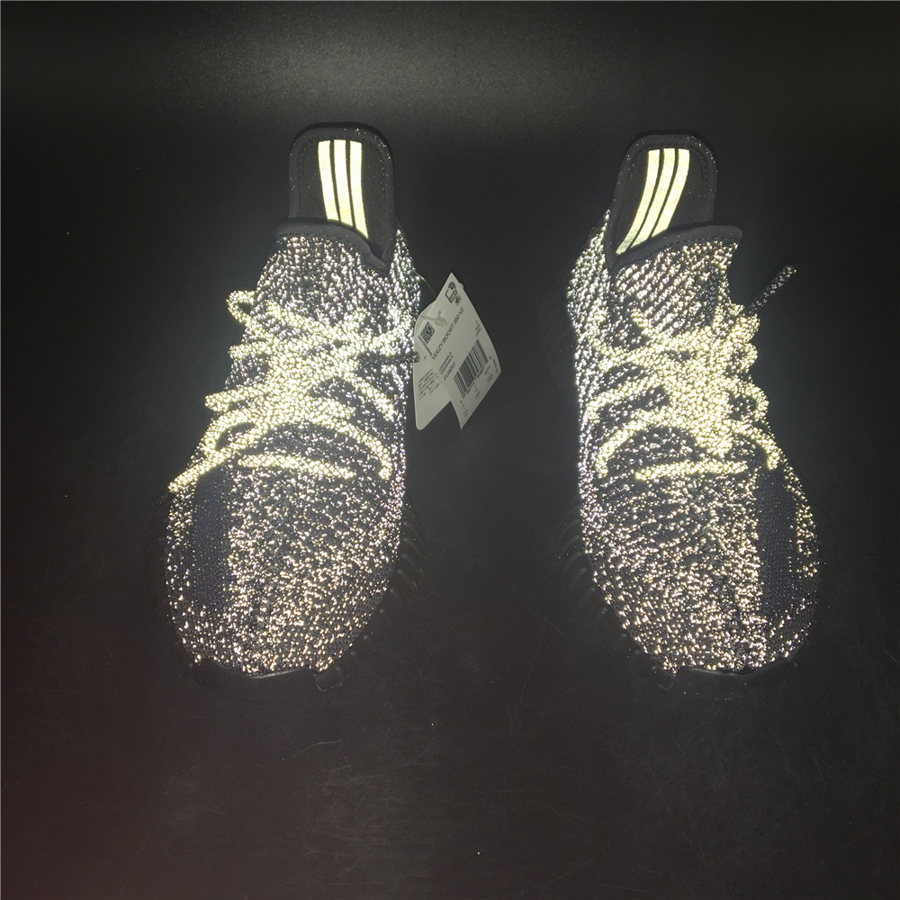 Yeezy Boost 350 V2 Static Black (Reflective)