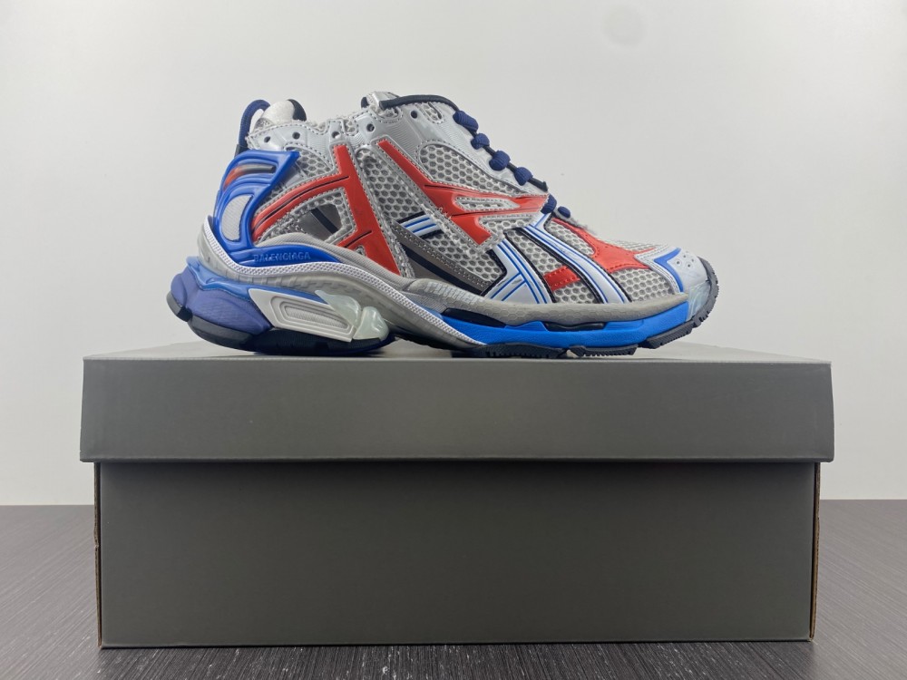 Balenciaga Runner Sneaker 'Grey Red Blue'