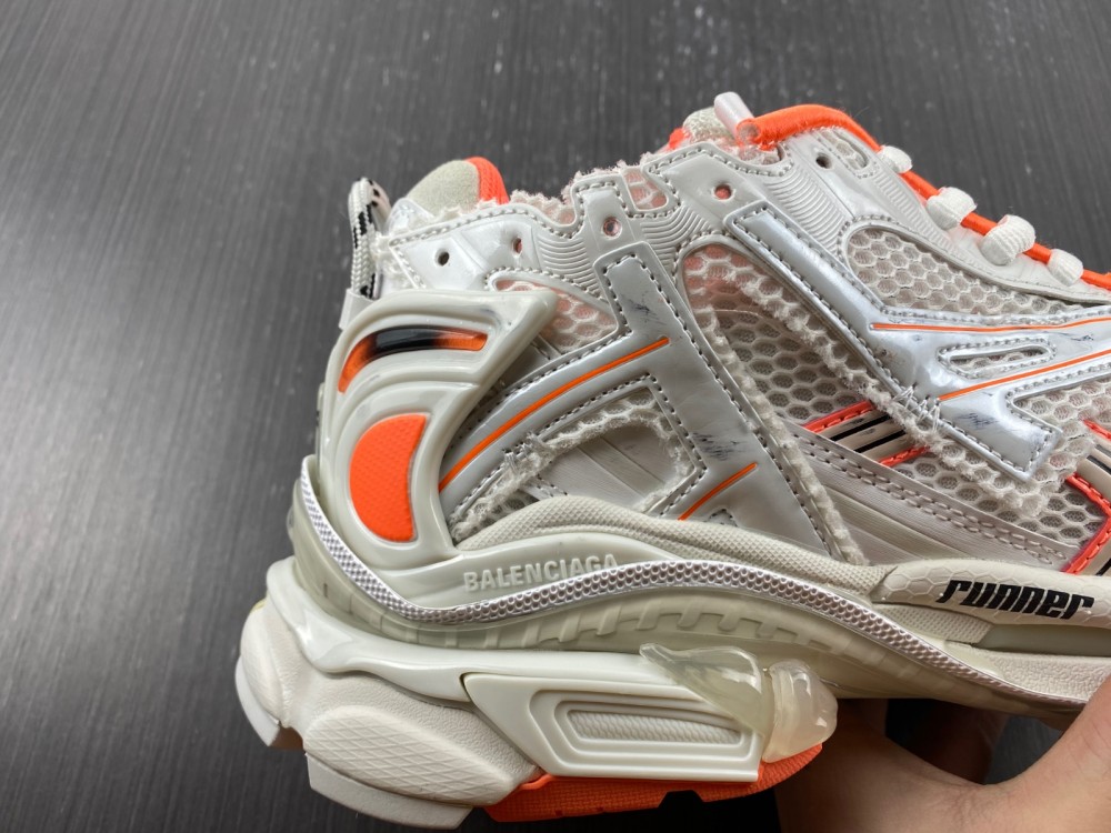 Balenciaga Track 2 Logo-Detailed Metallic Mesh And Rubber Sneakers White