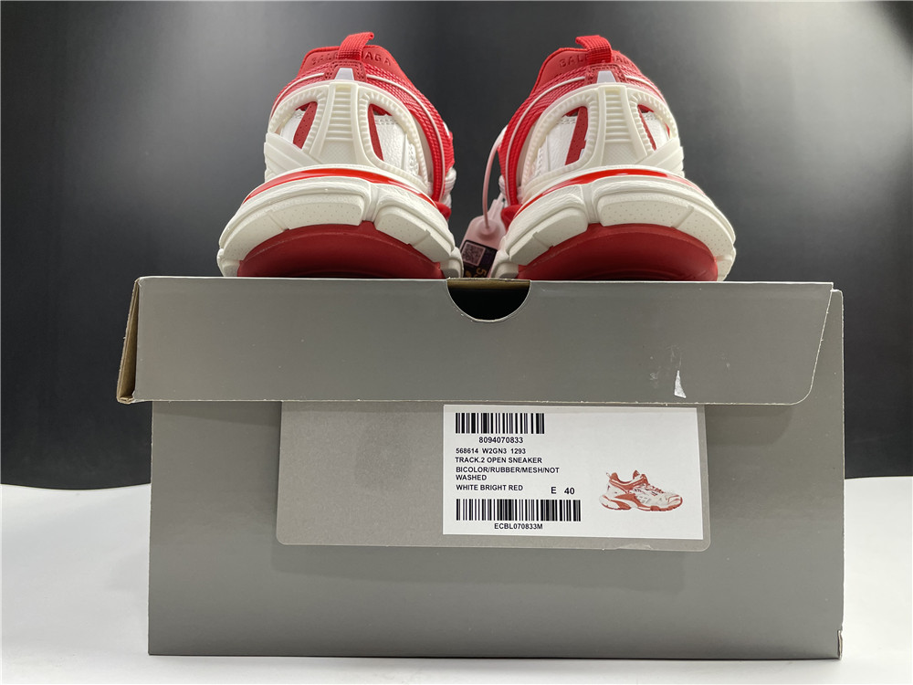 Balenciaga Track 2.0 White Red REAL VS FAKE