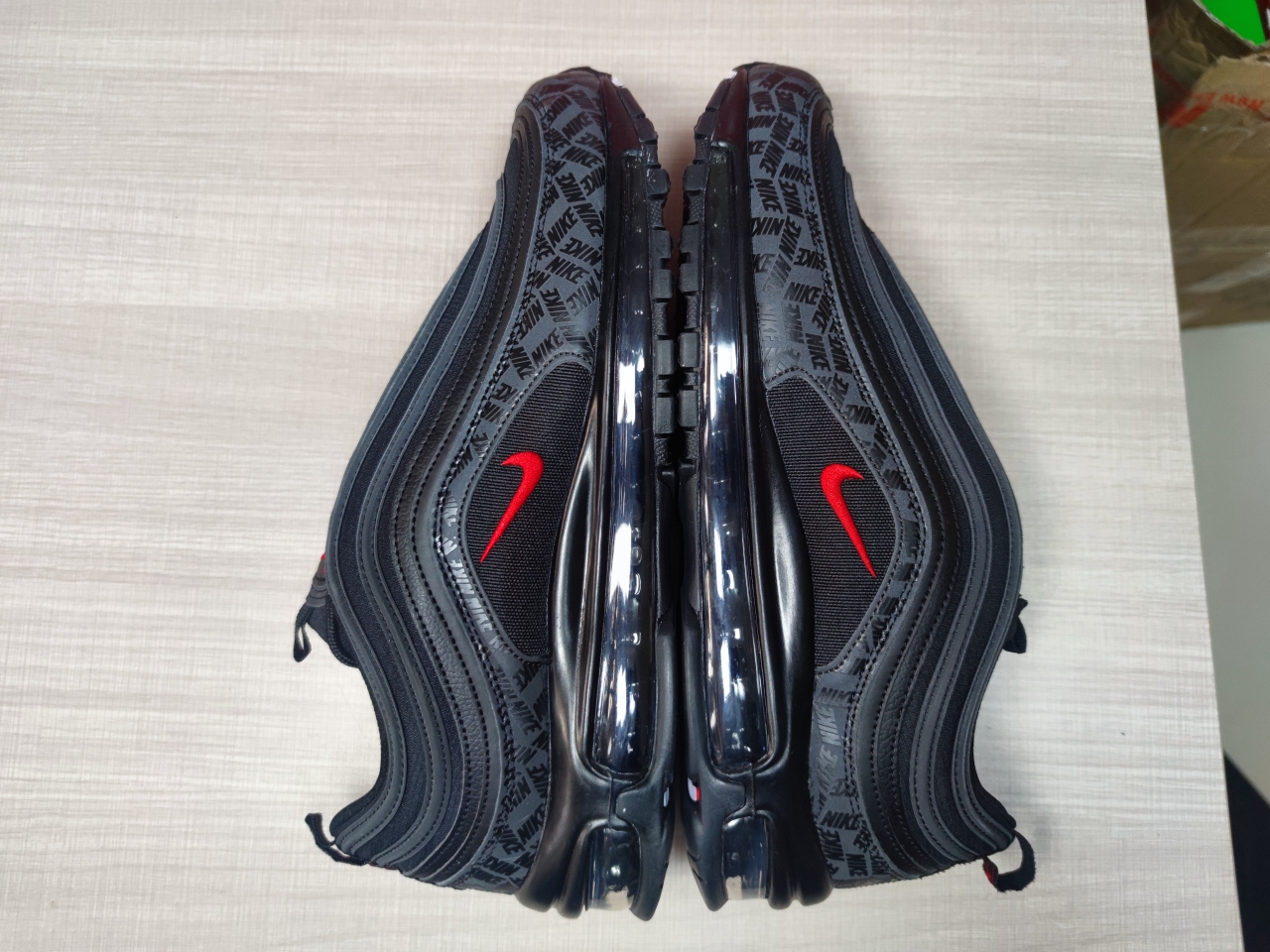Air Max 97 All-Over Print Black Red AR4259-001