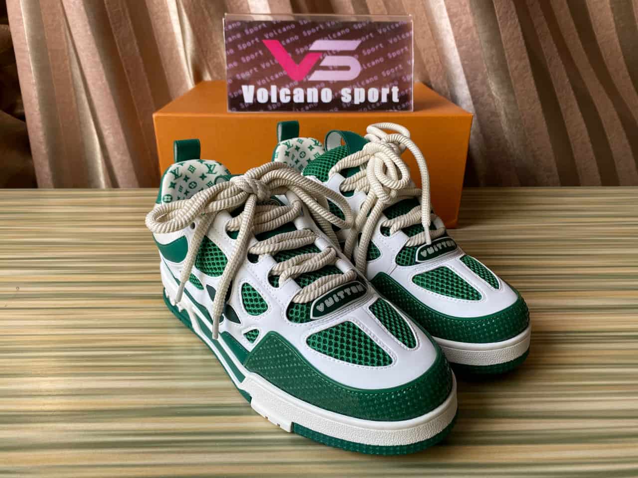 LV Skate Sneaker Green White