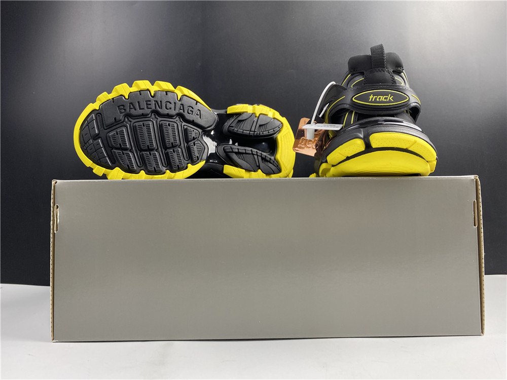 Balenciaga Track Sneaker Black Neon Yellow