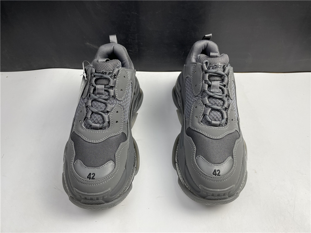 Balenciaga Triple S Clear Sole Dark Grey 541624-W2GA1-1801